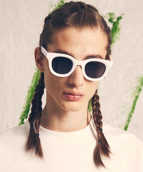 MAISON SPECIAL（メゾンスペシャル）の「《ユニセックスアイテム》フレームウェリントンサングラス【MAISON SPECIAL/メゾンスペシャル】（サングラス・メンズ・ホワイト/ライトグレー/ブラック/ブラウン/グレー/イエロー・FREE）」の12枚目の写真