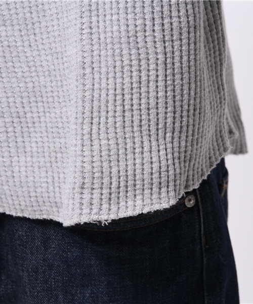 CIAOPANIC(チャオパニック)の「【Ciaopanic】ワッフルビッグPO(Tシャツ/カットソー・メンズ・ホワイト/グレー/オリーブ・MEDIUM/LARGE)」の9枚目の写真