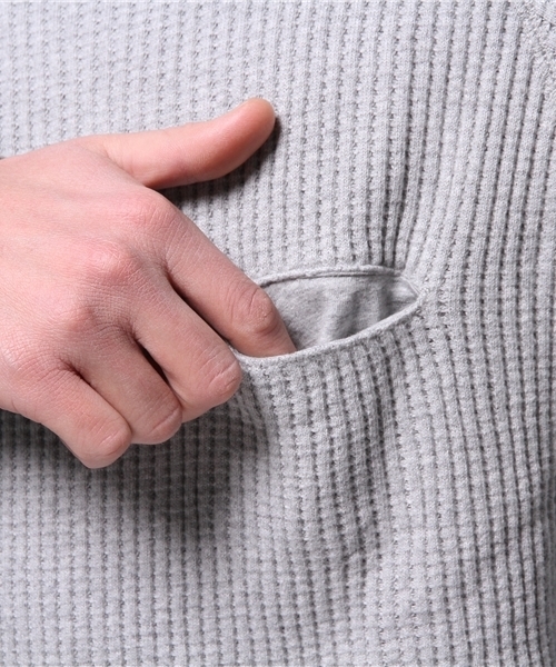 CIAOPANIC(チャオパニック)の「【Ciaopanic】ワッフルビッグPO(Tシャツ/カットソー・メンズ・ホワイト/グレー/オリーブ・MEDIUM/LARGE)」の10枚目の写真