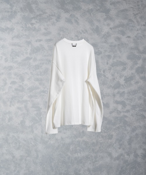 ADRER（アドラー）の「heavy cotton flower graphic big long-t/ヘビーコットンフラワーグラフィックロングT（Tシャツ/カットソー・メンズ・ホワイト/チャコールグレー/バーガンディー・SMALL/MEDIUM/LARGE/X-SMALL）」の15枚目の写真