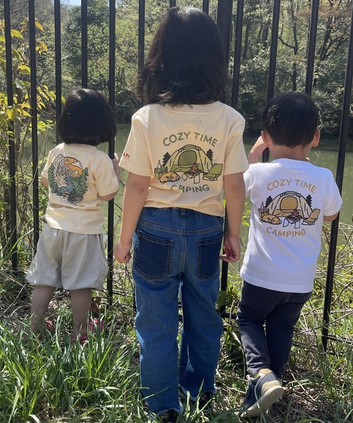 KELTY（ケルティ）の「ZOZO限定/KELTY キッズ 半袖 Tシャツ“LANDSCAPE”（Tシャツ/カットソー・キッズ・ホワイト/ベージュ・S/M/L）」の7枚目の写真