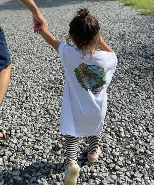 KELTY（ケルティ）の「ZOZO限定/KELTY キッズ 半袖 Tシャツ“LANDSCAPE”（Tシャツ/カットソー・キッズ・ホワイト/ベージュ・S/M/L）」の16枚目の写真