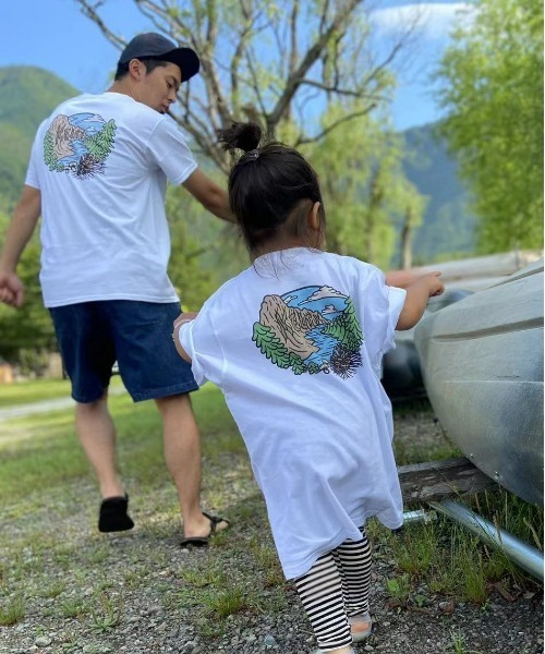 KELTY（ケルティ）の「ZOZO限定/KELTY キッズ 半袖 Tシャツ“LANDSCAPE”（Tシャツ/カットソー・キッズ・ホワイト/ベージュ・S/M/L）」の13枚目の写真