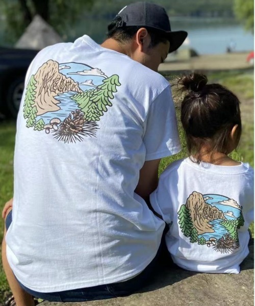 KELTY（ケルティ）の「ZOZO限定/KELTY キッズ 半袖 Tシャツ“LANDSCAPE”（Tシャツ/カットソー・キッズ・ホワイト/ベージュ・S/M/L）」の12枚目の写真