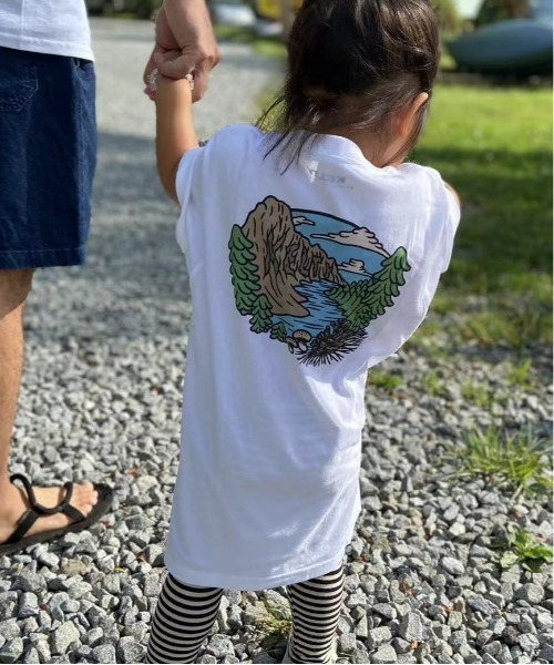 KELTY（ケルティ）の「ZOZO限定/KELTY キッズ 半袖 Tシャツ“LANDSCAPE”（Tシャツ/カットソー・キッズ・ホワイト/ベージュ・S/M/L）」の15枚目の写真