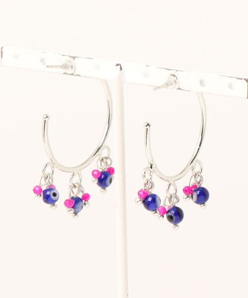 チャイハネ（チャイハネ）の「【チャイハネ】ナザルディフープピアス（ピアス（両耳用）・レディース・シルバー/ゴールド・FREE）」の3枚目の写真