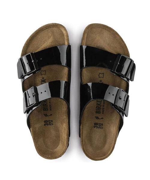 BIRKENSTOCK(ビルケンシュトック)の「【BIRKENSTOCK/ビルケンシュトック】ARIZONA Birko-Flor PATENT Narrow(サンダル・レディース・ブラック/ホワイト・37/38)」の8枚目の写真