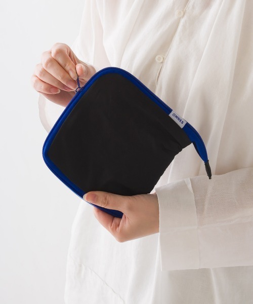 OMNES（オムネス）の「ポータブルエコバッグ（エコバッグ/サブバッグ・レディース・ホワイト/ブラック/ベージュ/グレー/グリーン・FREE）」の11枚目の写真