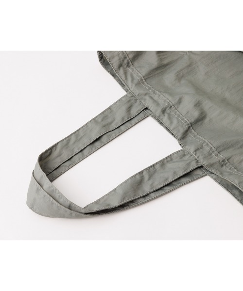 OMNES（オムネス）の「ポータブルエコバッグ（エコバッグ/サブバッグ・レディース・ホワイト/ブラック/ベージュ/グレー/グリーン・FREE）」の12枚目の写真