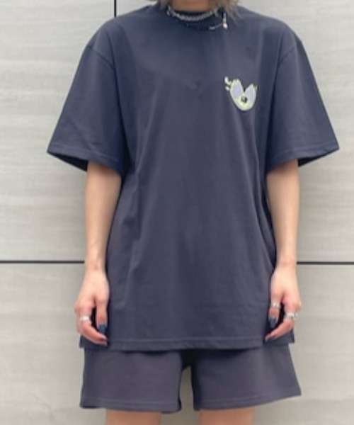 KaneZ(ケインズ)の「ITZAVIBE/イッザバイブ/I LOVE CATS×KaneZ TEE(Tシャツ/カットソー・レディース・ピンク/グレー系その他6・M/L)」の3枚目の写真