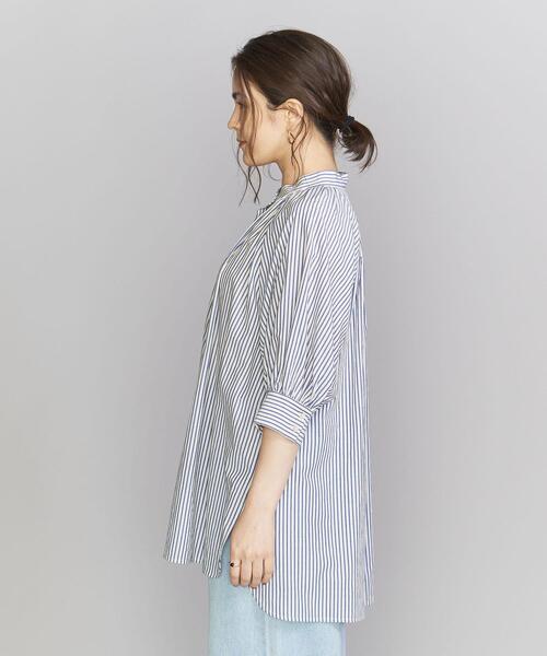 BEAUTY&amp;YOUTH UNITED ARROWS - ＜ELIN＞ サテンボリュームスリーブブラウス ELIN/エリン】《STUDIOUS別注》ボリュームスリーブサテン