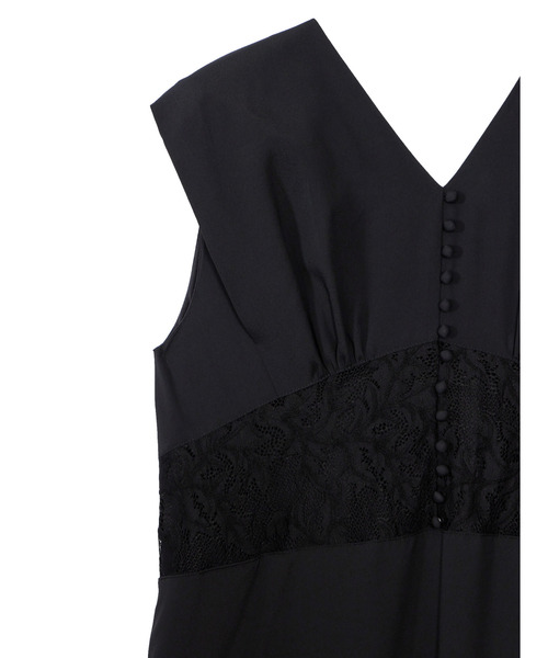 ワンピース Ameri VINTAGE LACE DOCKING LACE UP DRESS Ameri（アメリ）の「LACE DOCKING LACE UP DRESS（ワンピース