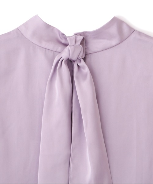 PROPORTION BODY DRESSING(プロポーションボディドレッシング)の「パフスリーブサテンブラウス / 1212210702(シャツ/ブラウス・レディース・ベージュ/パープル/カーキ・FREE)」の19枚目の写真