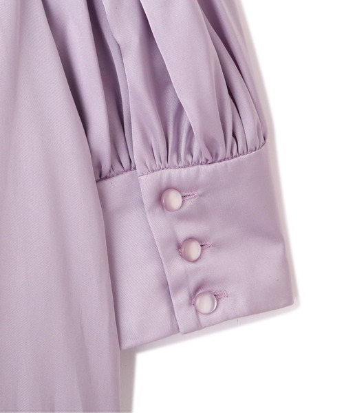 PROPORTION BODY DRESSING(プロポーションボディドレッシング)の「パフスリーブサテンブラウス / 1212210702(シャツ/ブラウス・レディース・ベージュ/パープル/カーキ・FREE)」の21枚目の写真