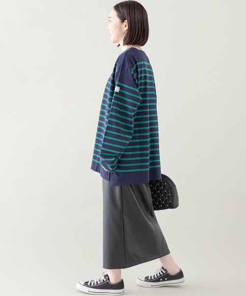 LAVEANGE（ラビアンジェ）の「合皮タイトスカート（スカート・レディース・ブラック/イエロー・LL/3L/4L/M/L）」の11枚目の写真