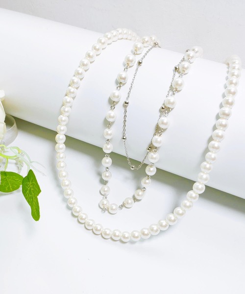 セール パールネックレス ネックレス レディース 結婚式 ネックレス Dress Plus ドレスプラス のファッション通販 Zozotown