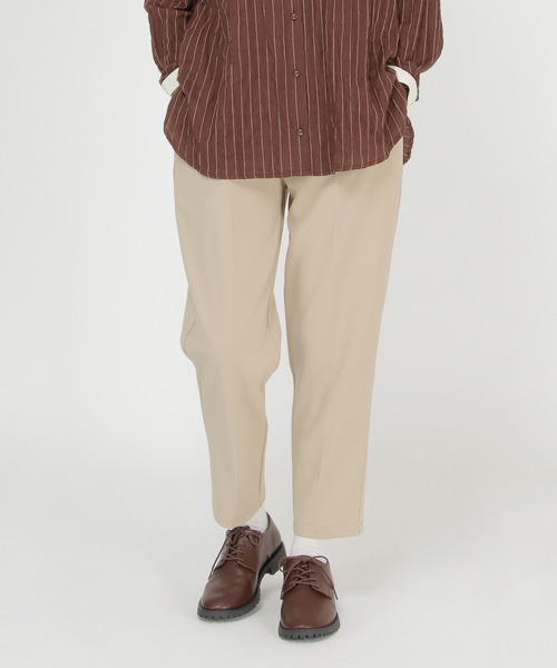 LBC（エルビーシー）の「カットジョーゼットイージーパンツ（その他パンツ・レディース・ブラック/ベージュ/グリーン・M/L）」の3枚目の写真