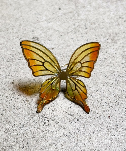 gargle(ガーグル)の「gargle ガーグル : 蝶 バタフライ ナビ イヤーカフ(イヤーカフ・レディース・オレンジ/ブルー・FREE)」の2枚目の写真