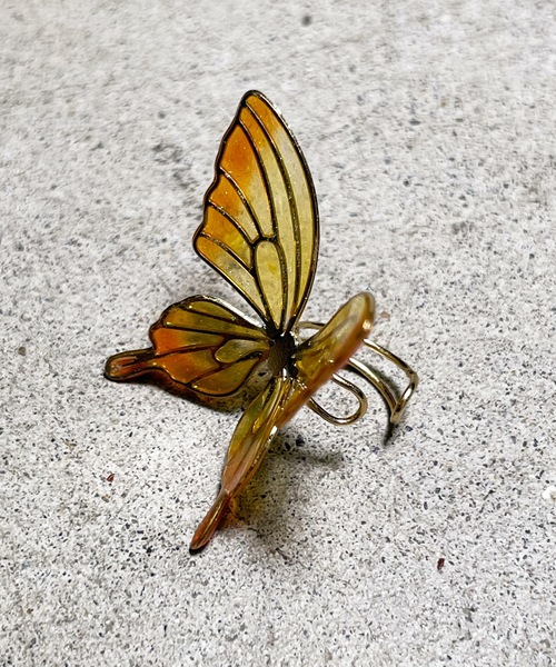 gargle(ガーグル)の「gargle ガーグル : 蝶 バタフライ ナビ イヤーカフ(イヤーカフ・レディース・オレンジ/ブルー・FREE)」の6枚目の写真