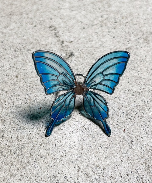 gargle(ガーグル)の「gargle ガーグル : 蝶 バタフライ ナビ イヤーカフ(イヤーカフ・レディース・オレンジ/ブルー・FREE)」の10枚目の写真