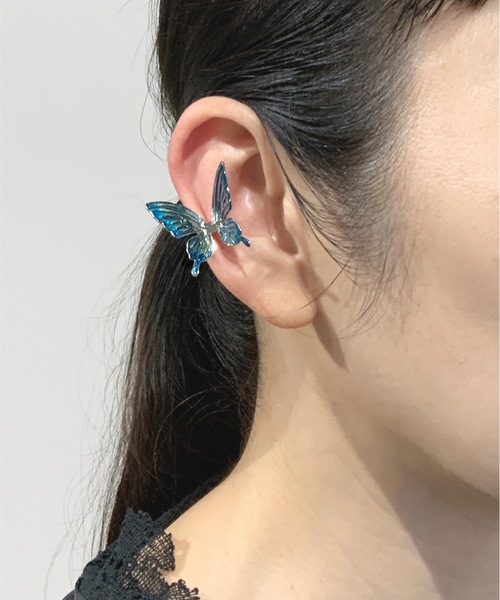 gargle(ガーグル)の「gargle ガーグル : 蝶 バタフライ ナビ イヤーカフ(イヤーカフ・レディース・オレンジ/ブルー・FREE)」の11枚目の写真