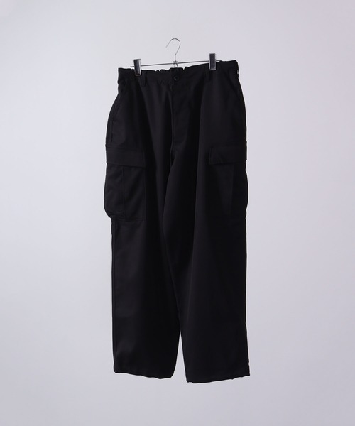 FUNALIVE（ファンアライブ）の「ツイル 6POCKET ワイドカーゴパンツ（カーゴパンツ・メンズ・ブラック/キナリ/カーキ・L/XL/M）」の5枚目の写真