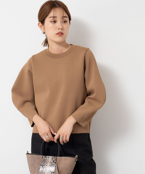 NOLLEY’S(ノーリーズ)の「スムース編みプルオーバーニット(ニット/セーター・レディース・ネイビー/ブルー/キャメル・38)」の12枚目の写真