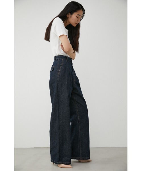 AZUL by moussy（アズールバイマウジー）の「HIGH WAIST DENIM TUCK