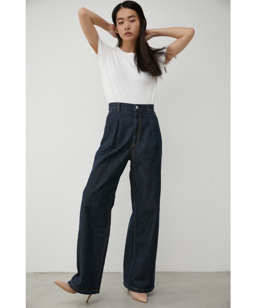 AZUL by moussy（アズールバイマウジー）の「HIGH WAIST DENIM TUCK