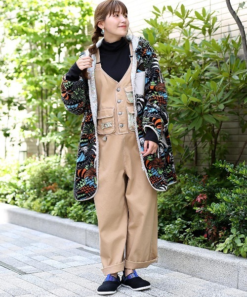 チチカカ（チチカカ）の「【大きいサイズ】3wayモッズコート【シリーズ累計 20,000枚突破】（モッズコート・レディース・ライトグレー/カーキ/ブラック・3L）」の6枚目の写真