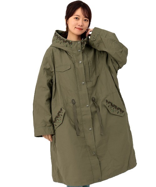 チチカカ（チチカカ）の「【大きいサイズ】3wayモッズコート【シリーズ累計 20,000枚突破】（モッズコート・レディース・ライトグレー/カーキ/ブラック・3L）」の22枚目の写真