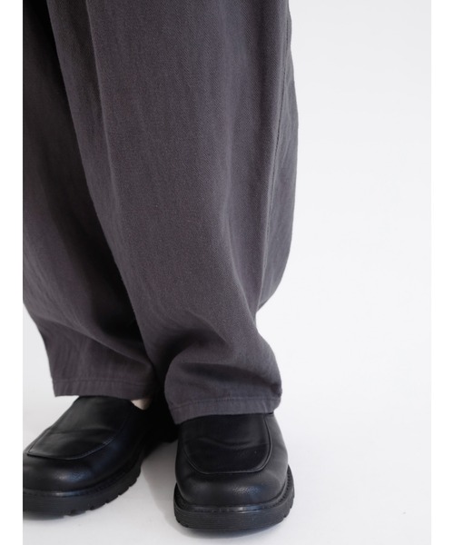 Samansa Mos2（サマンサ モスモス）の「コットンヘリンボーンペンギンパンツ（その他パンツ・レディース・ブラック/チャコール/キナリ/オレンジ/グリーン・ﾌﾘ-）」の21枚目の写真