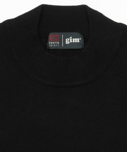 TOKYO SHIRTS（トウキョウシャツ）の「モックネック シンプル ニットセーター（ニット/セーター・メンズ・ブラック/ネイビー/ダークグレー/ボルドー/ダークパープル・LL/M/L）」の15枚目の写真