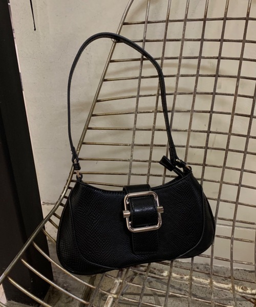 SHAGGIE(シャギー)の「ワンハンドルヴィンテージ風BAG(ハンドバッグ・レディース・ブラウン/ブラック・FREE)」の2枚目の写真
