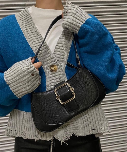SHAGGIE(シャギー)の「ワンハンドルヴィンテージ風BAG(ハンドバッグ・レディース・ブラウン/ブラック・FREE)」の7枚目の写真