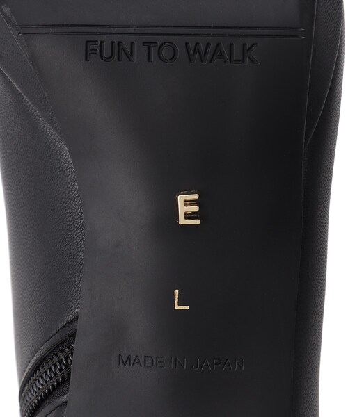 ESPERANZA(エスペランサ)の「高評価レビュー!【日本製】12時間ショートブーツ5.5cmヒール レイン対応 ストレッチ生地(ブーツ・レディース・こしょう色系/ブラック/ブラウン系・S/M/L/LL)」の15枚目の写真