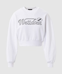 CURSIVE LOGO WOMENS CROP SWEATSHIRT