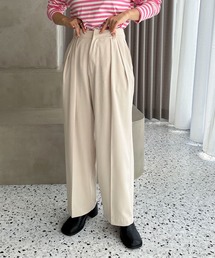 feepur | ツータックワイドスラックス(スラックス)