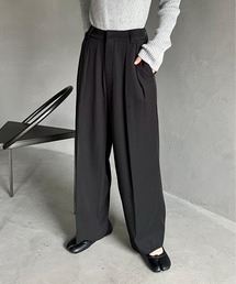 feepur | ツータックワイドスラックス(スラックス)