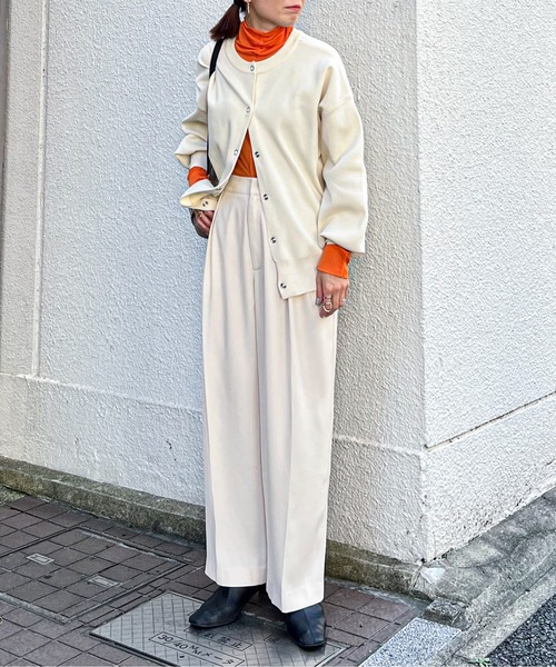 feepur（フェピュール）の「ツータックワイドスラックス（スラックス・レディース・ブラック/ブラウン/グレー系その他/アイボリー/ピンク/グレー・SMALL/MEDIUM）」の16枚目の写真