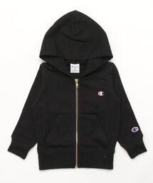 Champion（チャンピオン）の「【Champion/チャンピオン】ブランドロゴ ワンポイント刺繍 キッズ長袖ジップパーカー/裏毛長袖ジップフーディー/【100ｃｍ-160ｃｍ】（パーカー・キッズ）」