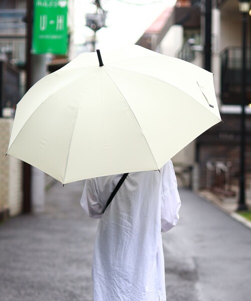 bpr BEAMS(ビーピーアール ビームス )の「ベーシック アンブレラ(長傘・レディース・グレー/ブラック/サックスブルー/グリーン/ベージュ/パープル/ミント/ネイビー/オリーブ・ONE SIZE)」の3枚目の写真