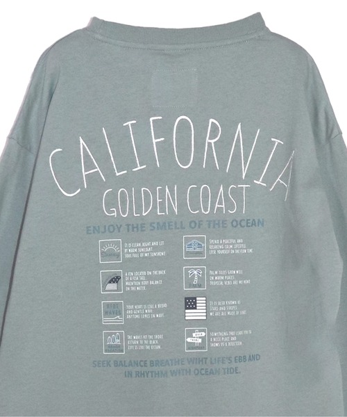 UNDERWRAPS(アンダーラップス)の「【綿100%】刺繍袖リブロンT(M3)(Tシャツ/カットソー・キッズ・ホワイト/グリーン/ブラック・120/130/140/150/160)」の12枚目の写真