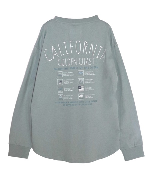 UNDERWRAPS(アンダーラップス)の「【綿100%】刺繍袖リブロンT(M3)(Tシャツ/カットソー・キッズ・ホワイト/グリーン/ブラック・120/130/140/150/160)」の11枚目の写真