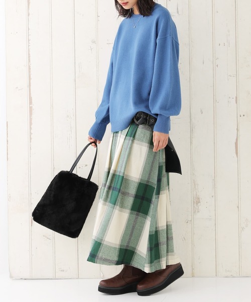 osharewalker（オシャレウォーカー）の「『フェイクファー2wayトートバッグ』（トートバッグ・レディース・グレー/レオパード・FREE）」の11枚目の写真