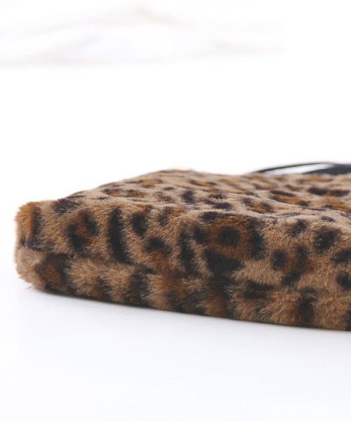 osharewalker（オシャレウォーカー）の「『フェイクファー2wayトートバッグ』（トートバッグ・レディース・グレー/レオパード・FREE）」の18枚目の写真