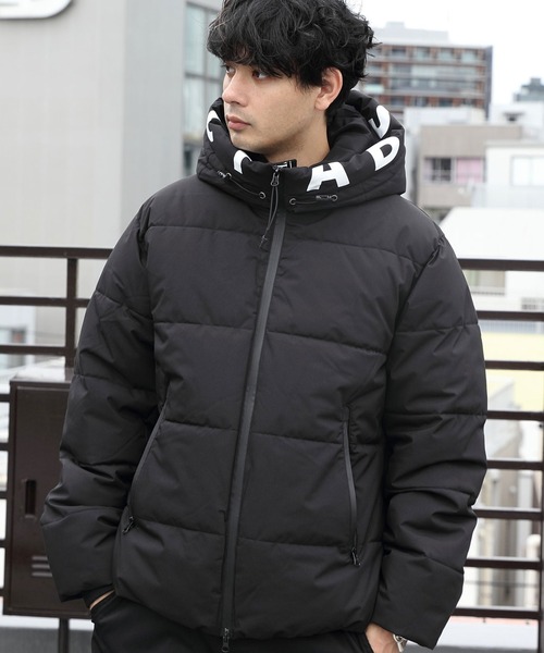 8(eight)（エイト）の「フードロゴ中綿ブルゾン（ダウンジャケット