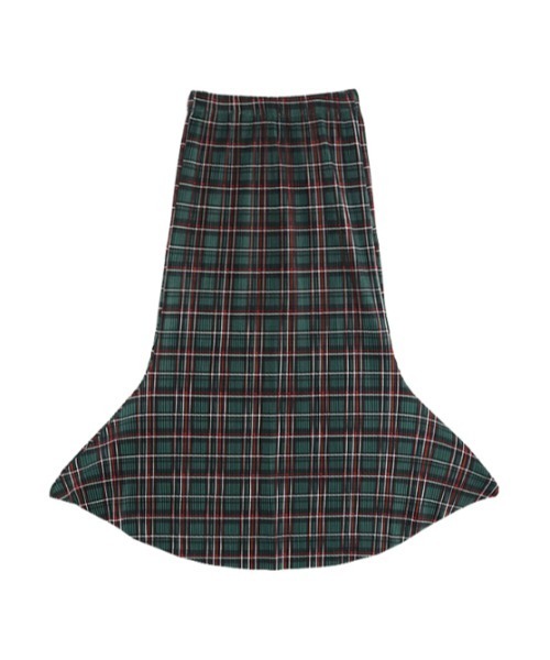 AMAIL（アマイル）の「Pleats check fitfrea skirt（スカート・レディース・オレンジ/グリーン・FREE）」の14枚目の写真