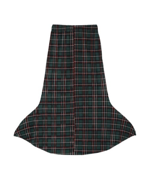 AMAIL（アマイル）の「Pleats check fitfrea skirt（スカート・レディース・オレンジ/グリーン・FREE）」の15枚目の写真