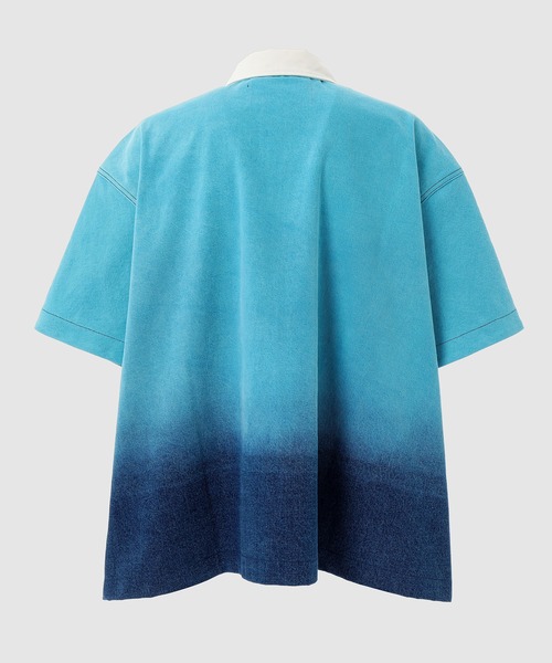 BOTTER（ボッター）の「DENIM POLO（Tシャツ/カットソー・メンズ・ブルー・44）」の2枚目の写真